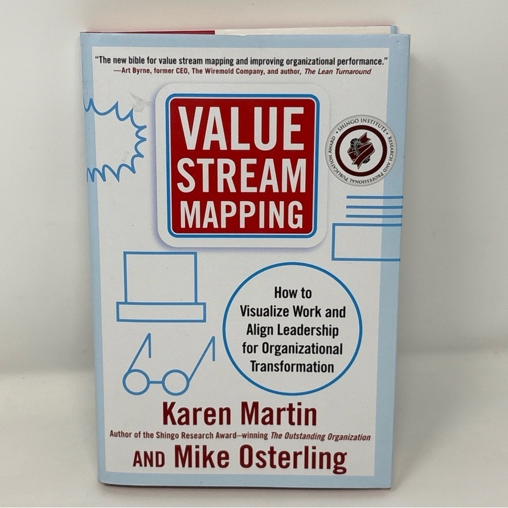 📚✨3 for 20$✨📚 Value Stream Mapping Book by Karen Martin and Mike Osterling